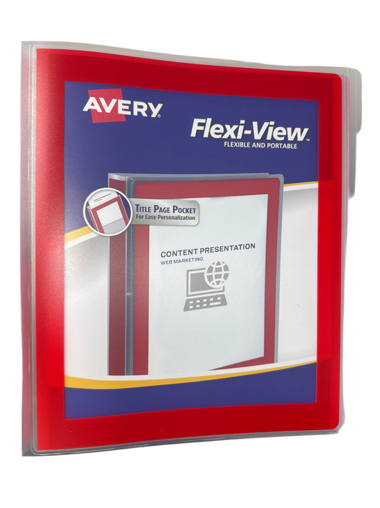 PP BINDER 1" FLEXI-VIEW AD