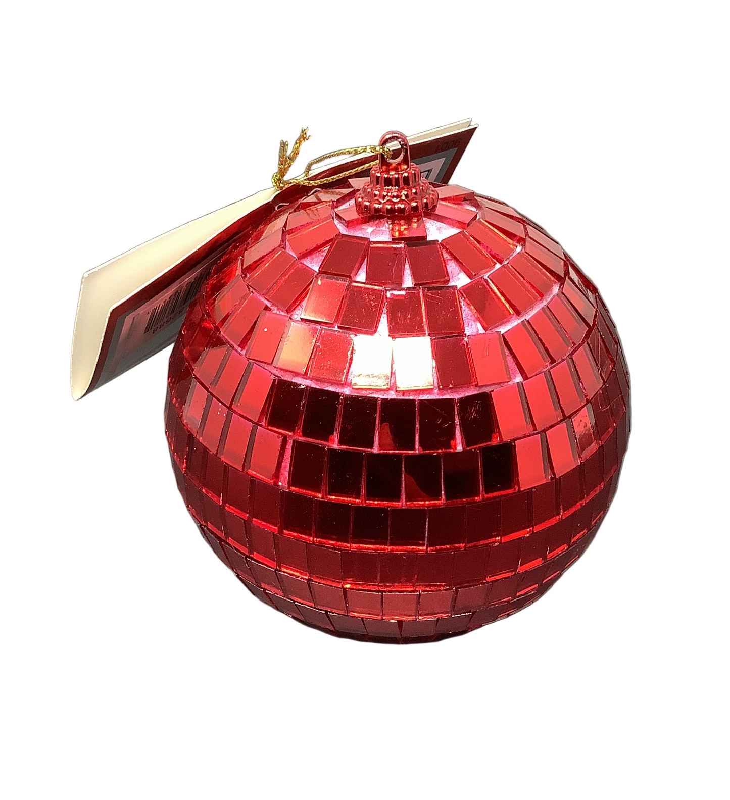 BALL MIRROR GLASS 1PC 10CM 3 COLORS