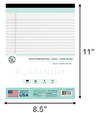 Legal Pad | 8.5"x11.75"