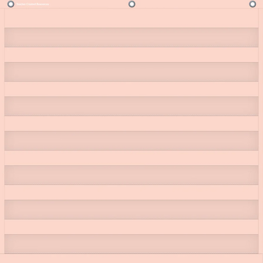 BLUSH 7 POCKET CHART