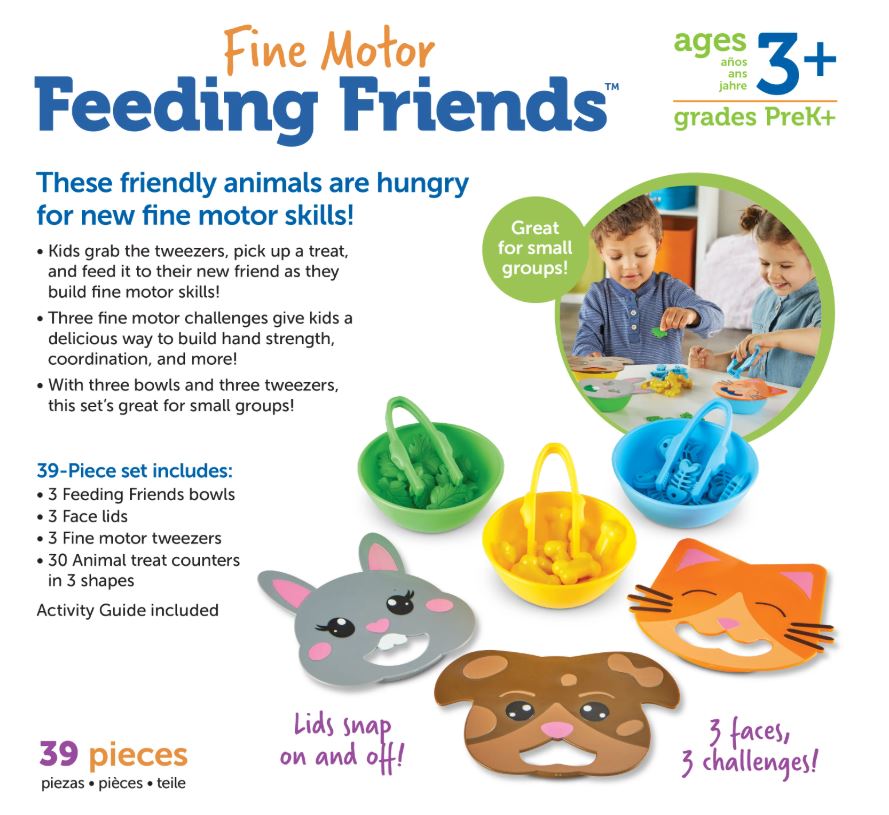 Fine Motor Feeding Friends 39 PCS