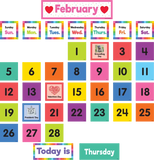COLORFUL CALENDAR POCKET CHART/CARDS