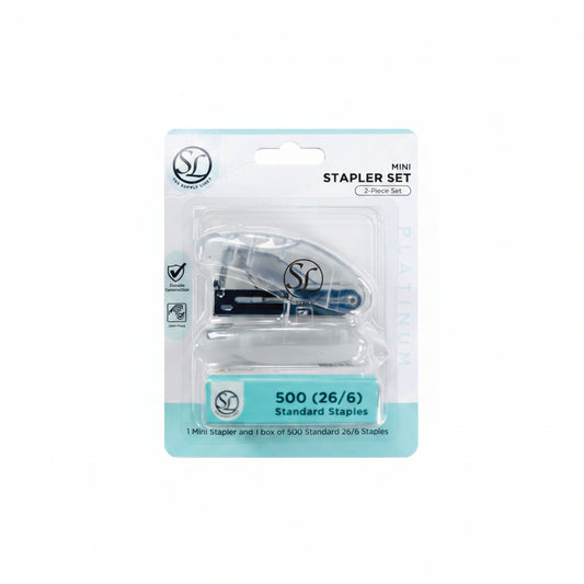 Standard Mini Stapler Set | 2 pc | w 500 Staples