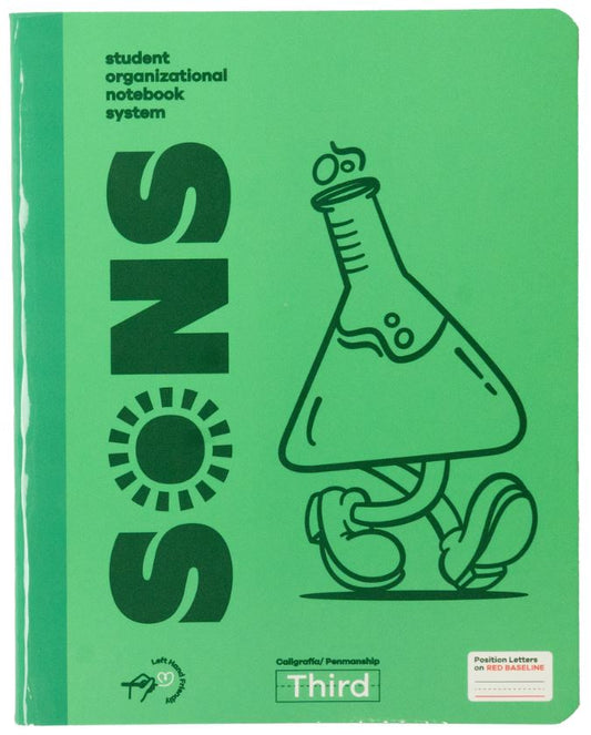 Libreta Caligrafia Primaria Third Verde