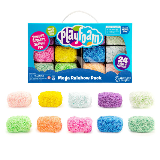PLAYFOAM MEGA RAINBOW PACK