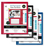 iQ Twin Pocket View Poly Portfolio With Prongs