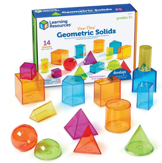 View-Thru Geometric Solids 14 PCS