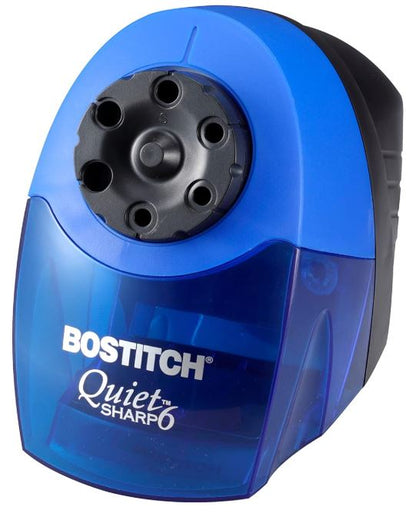 Bostitch QuietSharp Electric Pencil Sharpener Heavy Duty Blue