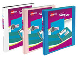Two-Tone Durable View Binder D-Ring 1/2" Assorted Colors