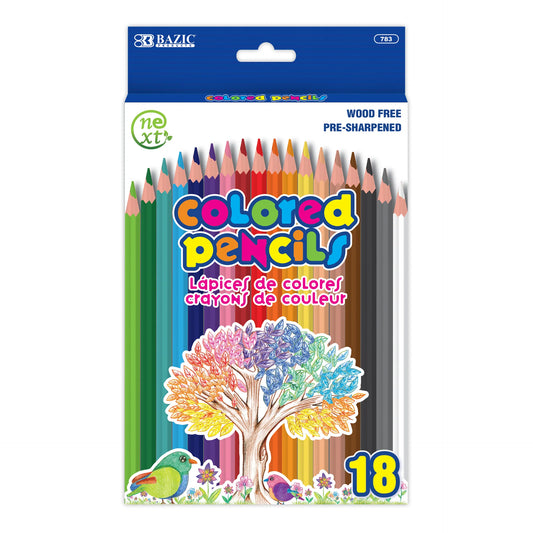 18 Colored Pencil