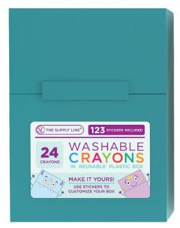 24CT - WASHABLE CRAYONS