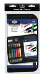 Drawing Keep N' Carry Travel Art Set 16 PCS