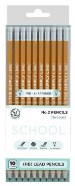 10CT – NO. 2 WOOD PENCILS