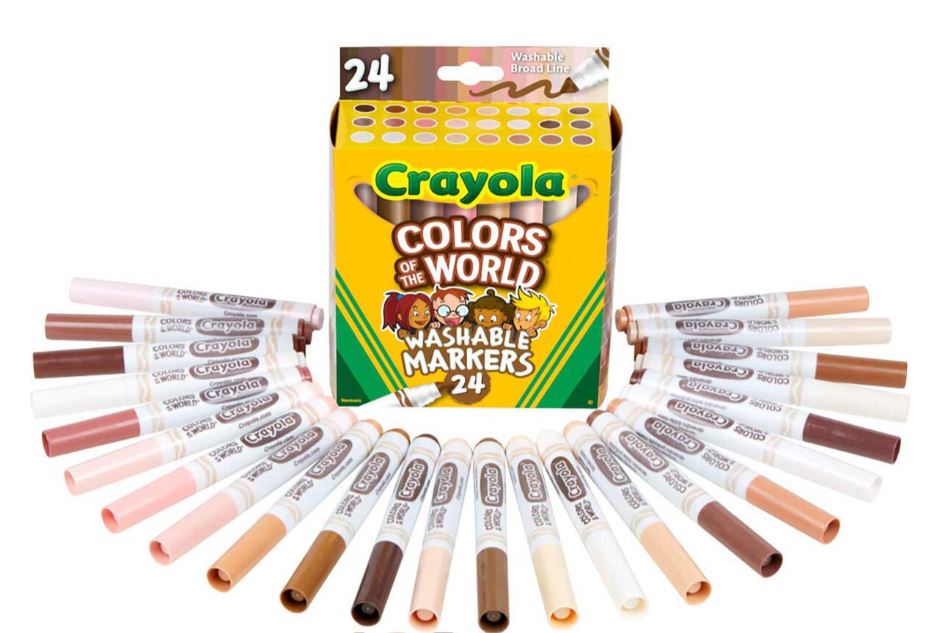 Crayola Colors of the World Washable Skin Tone Markers Pkg. 24
