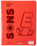 Libreta Caligrafia Primaria Third Rojo