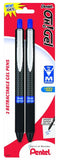 Oh! Gel Retractable Gel Pen 0.7mm Medium Blue Pkg. 2