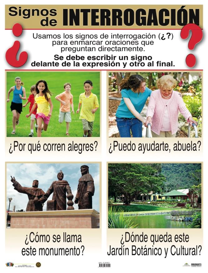 Cartel Signos de Interrogación ¿?
