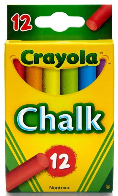 Crayola Multi-Colored Chalk Pkg. 12