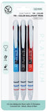 Tri Color Ballpoint Pens | 3pk