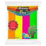 1LB 4 FLUORECENT COLOR MODELING CLAY