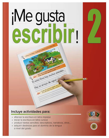 Cuaderno ¡Me Gusta Escribir! 2 - 2do Grado - JA Riollano