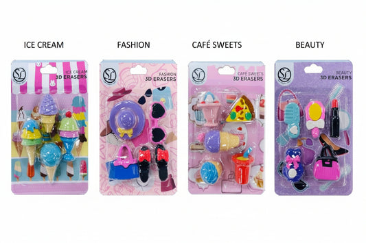 Girls Eraser Pack   3D
