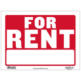 FOR RENT SIGN 12" X 16"