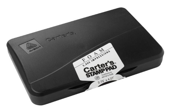 Carter's Foam Stamp Pad 2.75" x 4.27" Black Ink Pad