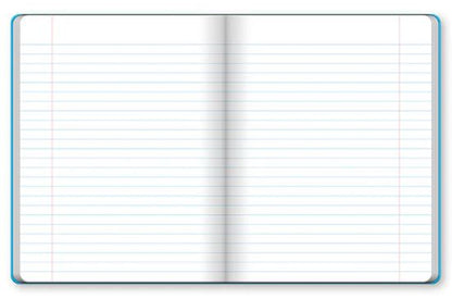 Poly Covers Color Composition Notebook Wide Ruled 9.75" x 7.5" 100 Sheets