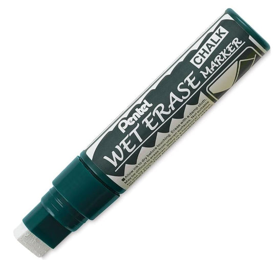 Wet Erase Chalk Marker Jumbo Chisel Tip White Ink