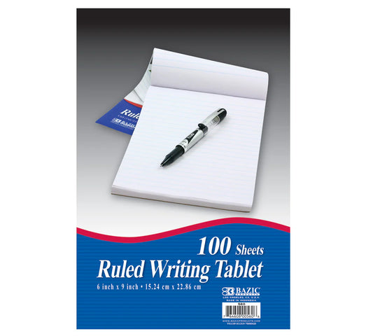 WRITING TABLET 6" X 9"