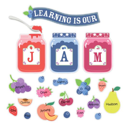 Learning Is Our Jam Bulletin Board Set 47 PCS
