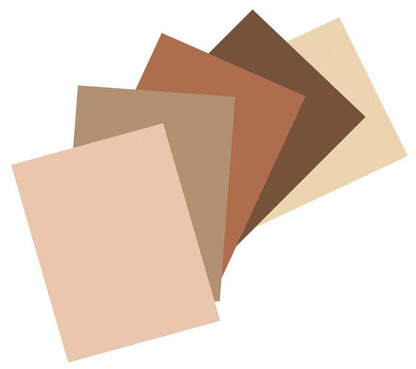 Multicultural Construction Paper 9" x 12" 5 Asst. Color 50 Sheet