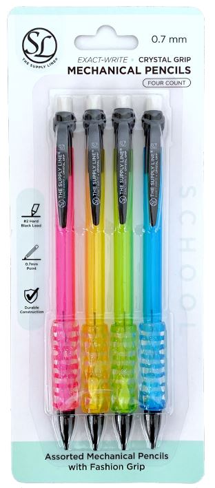 Mechanical Pencil W Fashion Cushion Grip | 0.7mm Lead