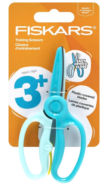Training Scissors for Preschoolers Ages 3+ Turquoise – JA Riollano Co ...
