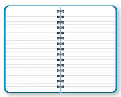 Poly Memo Book College Ruled 8" x 5" 100 Sheets