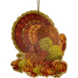 FOAM PLAQUE HARVEST TURKEY 24x21CM