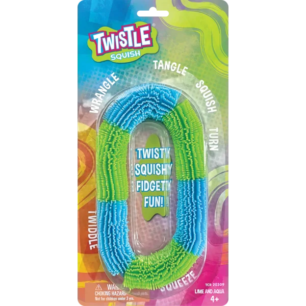 Twistle Squish Aqua and Lime