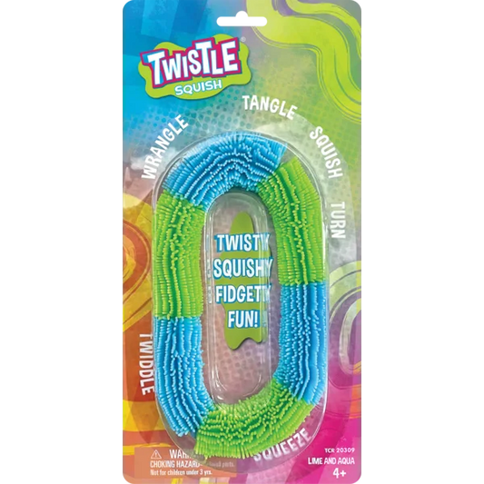Twistle Squish Aqua and Lime