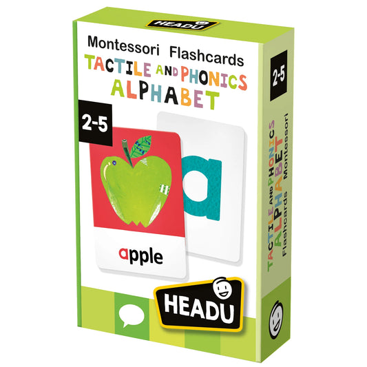 Montessori Flashcards Tactile and Phonics Alphabet