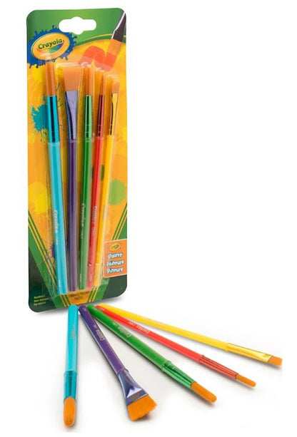Crayola Arts & Craft Brushes Assorted Pkg. 5