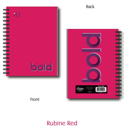 iQ BOLD Fat Book College Ruled 5.5" x 4" 200 Sheets