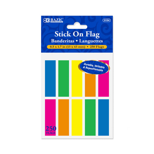 FLAGS NEON COLOR CODING .5" X 1.7" PQ.10