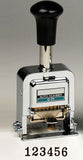 Heavy-Duty Automatic Numbering Machine 6 Wheel