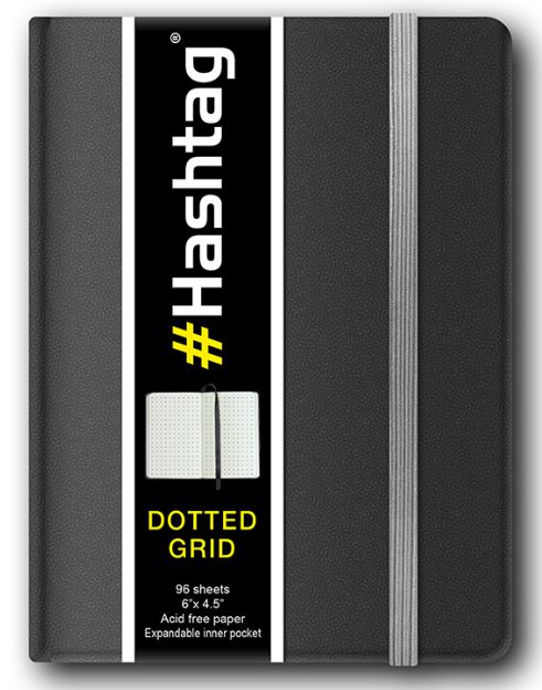 #Hashtag PU Journal Dotted Grid 6" x 4.5" 96 Sheets