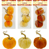 PUMPKIN VELVET 3PC 6.5CM 3ASTD