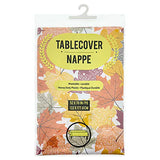 HARVEST FLANNEL TABLECLOTH 52x70IN