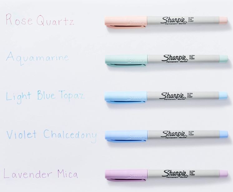 Sharpie Mystic Gems Ultra-Fine Point Permenant Marker Pkg. 5