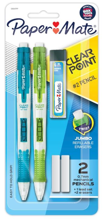 Paper Mate Clearpoint Mechanical Pencils 0.7 mm Set 5 PCS