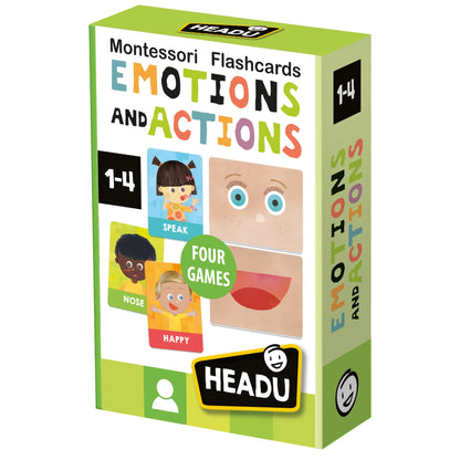 Flashcards Emotions and Actions Montessori - JA Riollano